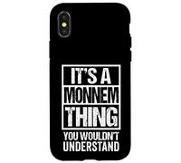 Carcasa para iPhone X/XS It's A Monnem Thing You Wouldn't Understand Mannheim