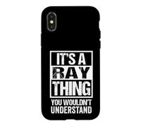 Carcasa para iPhone X/XS It's A Ray Thing You Wouldn't Understand - First Name