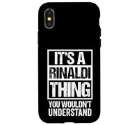 Carcasa para iPhone X/XS It's A Rinaldi Thing You Wouldn't Understand - Family Name