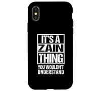 Carcasa para iPhone X/XS It's A Zain Thing You Wouldn't Understand Surname Name