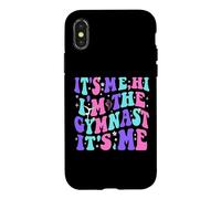 Carcasa para iPhone X/XS It's Me Hi I'm The Gymnast It's Me Exercise Lovers Girls