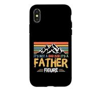 Carcasa para iPhone X/XS It's Not a Dad BOD It's a Father Figure Retro Father's Day
