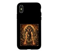 Carcasa para iPhone X/XS Jacked Alpha Wolf Ojos Láser Caminar Vintage Kaiju