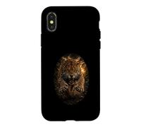 Carcasa para iPhone X/XS Jaguar Wildlife Art Majestic Jungle Big Cat