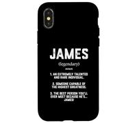 Carcasa para iPhone X/XS James Definition Funny Talented Great Cosplay James Jimmy