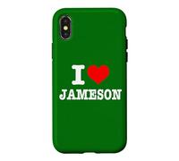 Carcasa para iPhone X/XS Jameson - Amo a Jameson - I Heart Jameson