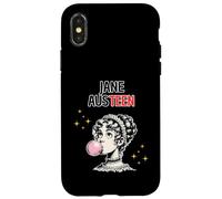 Carcasa para iPhone X/XS Jane Austen Adolescente: Humor literario con Estilo