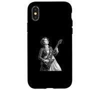 Carcasa para iPhone X/XS Jane Austen Guitarra