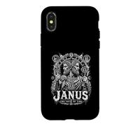 Carcasa para iPhone X/XS Janus Dos Caras del Tiempo Mitología Romana Dios