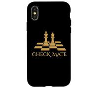Carcasa para iPhone X/XS Jaque Mate Ajedrez Estrategia Juego de Mesa Tácticas