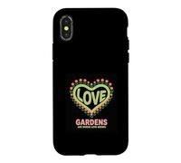 Carcasa para iPhone X/XS Jardines Corazón Diseño Floral - El Amor Crece
