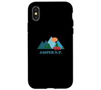 Carcasa para iPhone X/XS Jasper National Park in Canada Nature Vacation Souvenir