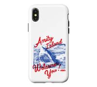 Carcasa para iPhone X/XS Jaws Amity Island Welcomes You Front & Back