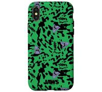 Carcasa para iPhone X/XS Jaws Green Shark Camo All Over Print