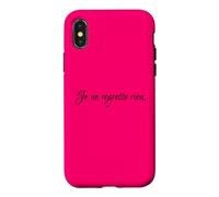 Carcasa para iPhone X/XS Je Ne Lamento Rien No me arrepiento de Nada