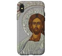 Carcasa para iPhone X/XS Jesucristo El Salvador Icono Ortodoxo Cristiano