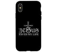 Carcasa para iPhone X/XS Jesus Christ Saved My Life Shirt For Women Men