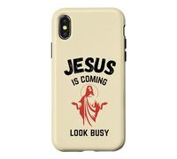 Carcasa para iPhone X/XS Jesús Viene Mira Ocupado