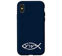 Carcasa para iPhone X/XS Jesús Yeshua en el Idioma arameo de Peces Que habló