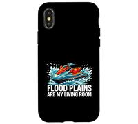 Carcasa para iPhone X/XS Jet Skiing Flood Plains Are My Living Room
