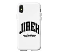 Carcasa para iPhone X/XS Jirah God Provider Cristiano Hombres Mujeres niños aman a Dios & Jesús