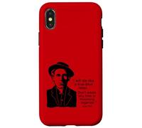Carcasa para iPhone X/XS Joe Hill, Cotización Laboral de IWW - No Llorar Organize