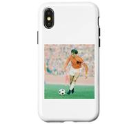 Carcasa para iPhone X/XS Johan Cruyff En Acción Holanda Argentina Copa Mundial de Fútbol