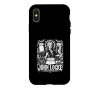 Carcasa para iPhone X/XS John Locke Liberty Abre la filosofía de la Mente