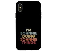 Carcasa para iPhone X/XS Johnnie Name Johnnie Personalized Name First Given