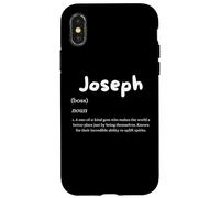 Carcasa para iPhone X/XS Joseph Definition Personalized Name Custom Costume For Joes