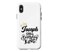 Carcasa para iPhone X/XS Joseph The Birthday King Happy Birthday Shirt Hombres Niños Adolescentes