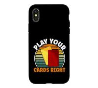 Carcasa para iPhone X/XS Juega Bien Tus Cartas Trading Card