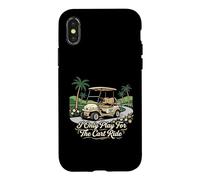 Carcasa para iPhone X/XS Juego de Golf para el Paseo en Carrito