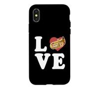 Carcasa para iPhone X/XS Jugador Tuba Amor Deletreado Corazón