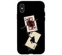 Carcasa para iPhone X/XS Jugando a Las Cartas I Casino Juego I Blackjack