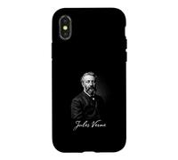 Carcasa para iPhone X/XS Julio Verne Classic Ciencia Ficción Autor Homenaje