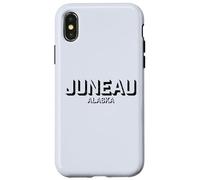 Carcasa para iPhone X/XS Juneau Alaska - Bloque Juneau AK