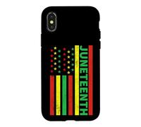 Carcasa para iPhone X/XS Juneteenth Black King Melanin Queen Niños Niños Niñas