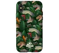 Carcasa para iPhone X/XS Jurassic World Dinosaurs in The Wild All-Over Print