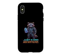 Carcasa para iPhone X/XS Just A Dad Who Always Came Back with The Milk