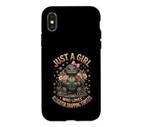 Carcasa para iPhone X/XS Just A Girl Who Loves Alligator Snapping Turtles