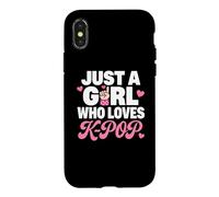 Carcasa para iPhone X/XS Just A Girl Who Loves K-Pop
