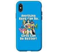 Carcasa para iPhone X/XS Justice League Girls Can Do It Better
