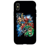 Carcasa para iPhone X/XS Justice League Mighty Heroes Unite