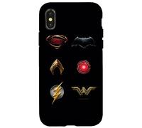 Carcasa para iPhone X/XS Justice League Movie Logos