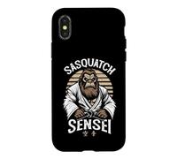 Carcasa para iPhone X/XS Karate Warrior Legend Sasquatch Sensei Bigfoot Artes Marciales