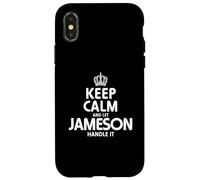 Carcasa para iPhone X/XS Keep Calm Jameson Camiseta Sudadera con Capucha Regalos