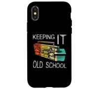 Carcasa para iPhone X/XS Keeping It Old School - Retro Boombox 80s 90s Hip Hop Music