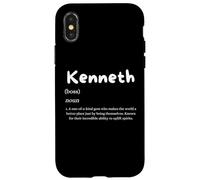 Carcasa para iPhone X/XS Kenneth Definition Personalized Name Ken Costume For Kens