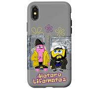 Carcasa para iPhone X/XS Kevin Smith Jay & Silent Bob Remix Esponja Retro Mashup 90s